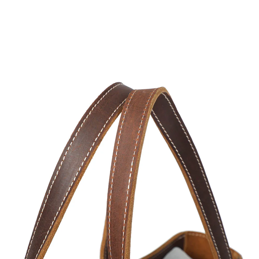 S.WORKER Vintage Echtleder Herren-Aktentasche 16" Laptop-Tasche Crazy Horse Leder Schultertasche Rindsleder Geschenkidee für Männer – Detail 22