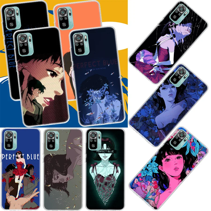 Japanese animation perfect blue Phone Case For Xiaomi Poco M3 M4 M5 M5S X3 GT X4 NFC X5 X6 Pro F5 F4 F3 F2 F1 Mi CC9 Note 10 Lit