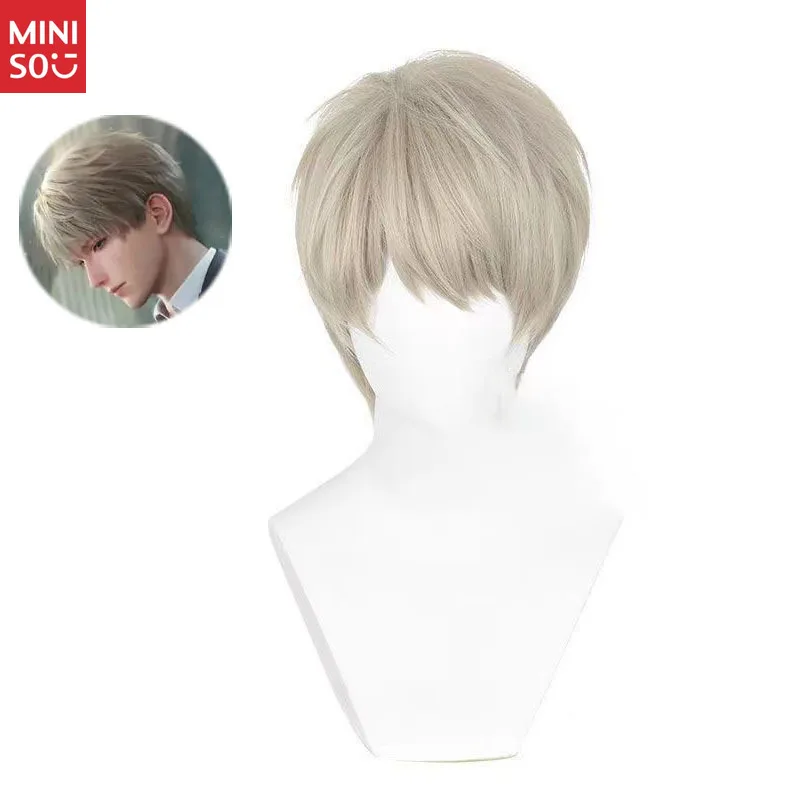 

Love and Deepspace Shen Xinghui Cosplay Wig, Custom Color Spiky Short Hair with Realistic Scalp
