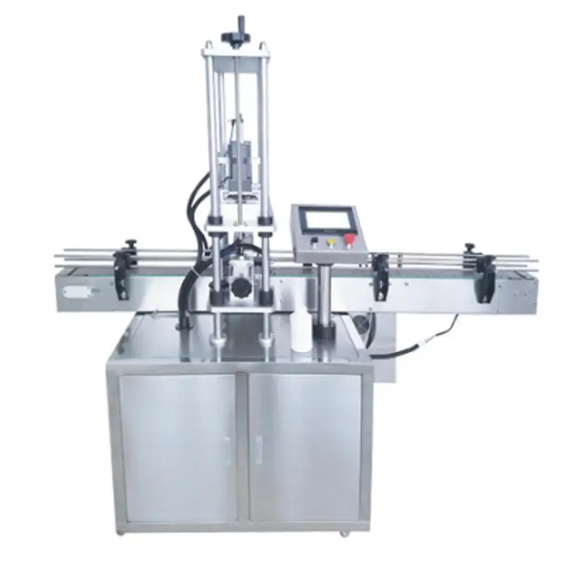 Auto Capper Automatic Capping Machine Electric Screw Bottle Plastic Glass Hydrogen Peroxide Shampoo Cream Lids Caps Locking