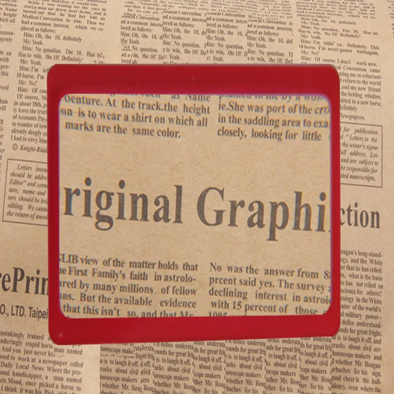 Functional Colorful 3X Name Card Design Monocle Magnifier reading glass magnifying glass DIY Sewing Needlework