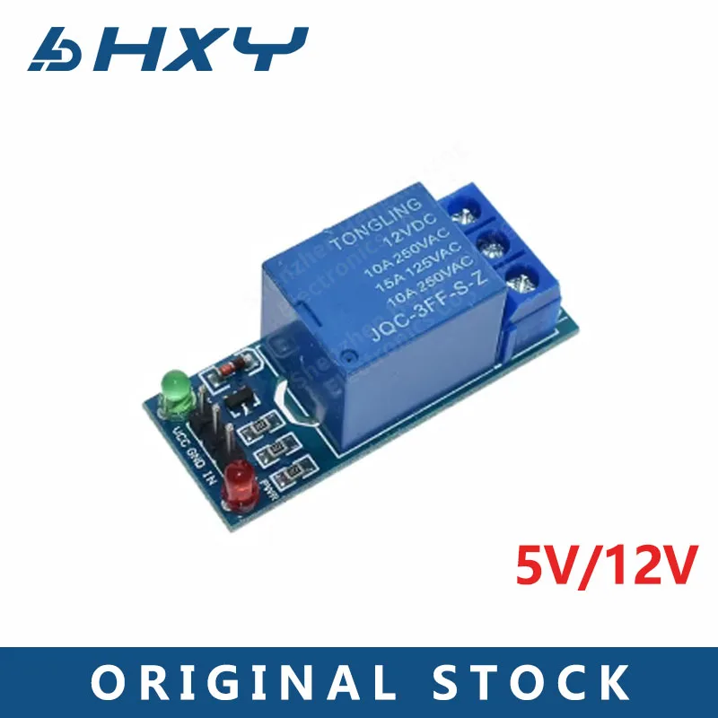 1PCS 5V 12V low level trigger 1 Channel Relay Module interface Board Shield For PIC AVR DSP ARM MCU Arduino