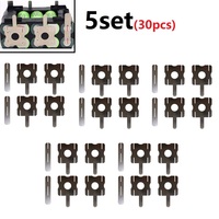 30pcs Lithium Battery Spot Sheets Welding Nickel Sheet For Spot Welding Soldering Machine Batteries Connection Nickle Sheets