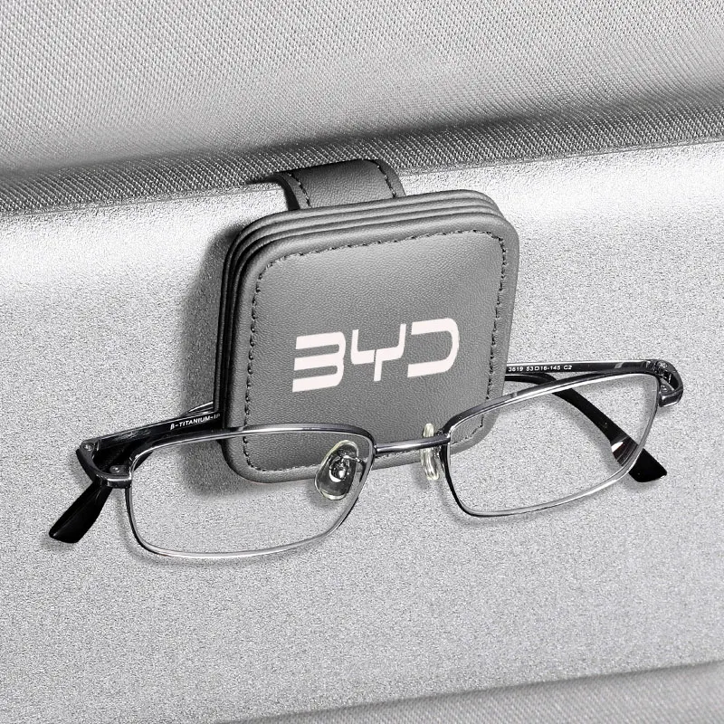 BYD السيارات سيارة نظارات كليب منتجات السيارات الإبداعية متعددة الوظائف النظارات الشمسية النظارات الشمسية بيل بطاقة تخزين النظارات كليب كروس #3
