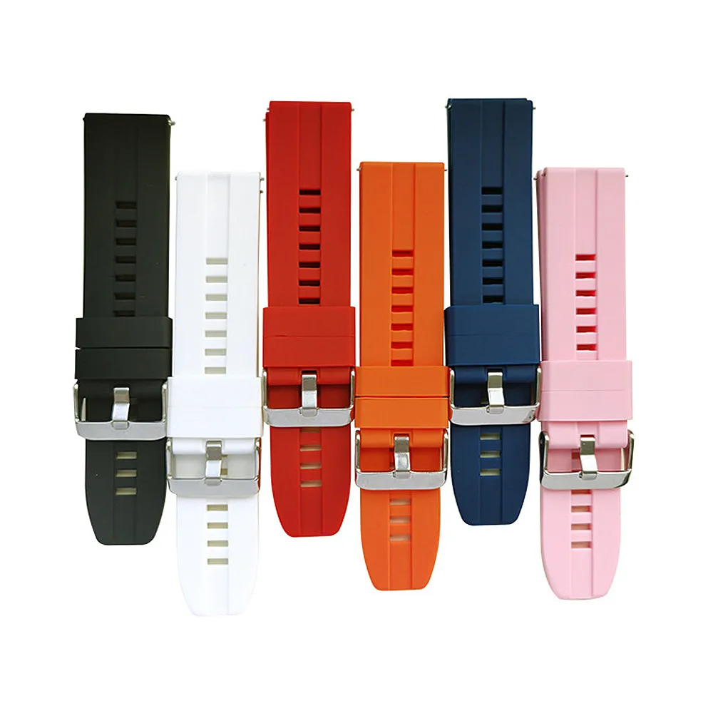 Premium Silicone Watch Band Quick Release Rubber Watch Strap 20mm 22mm Watchband Men Women Watch Replacement Watchband