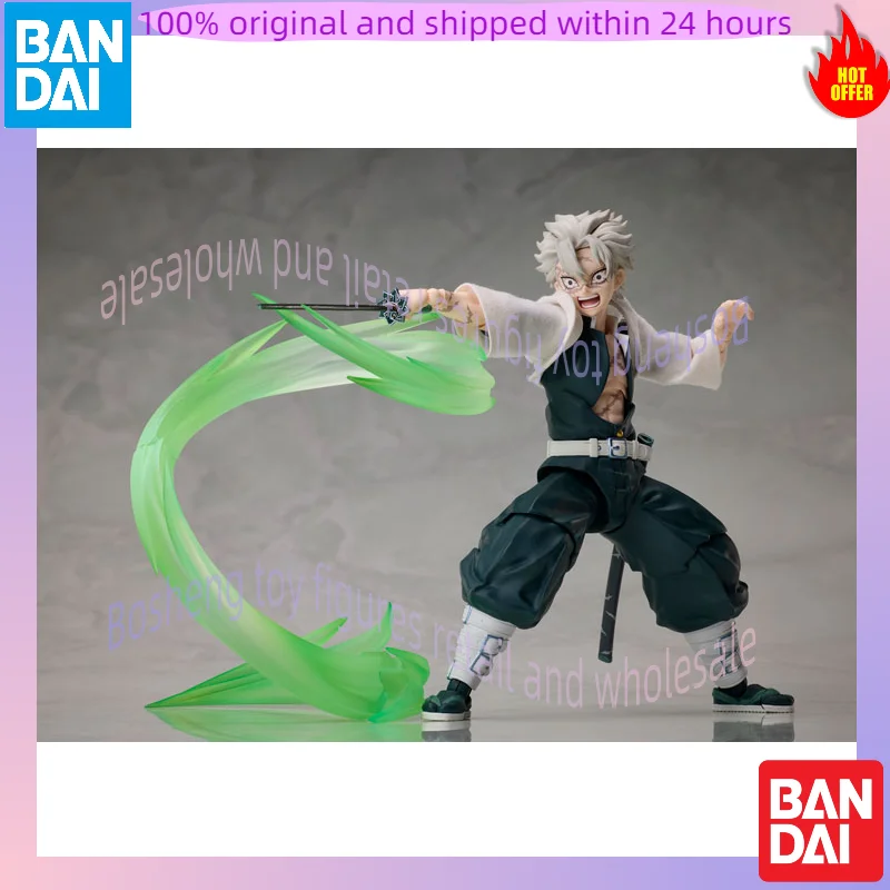 Original Aniplex BuzzMod Demon Slayer Kimetsu no Yaiba Sanemi Shinazugawa 1/12 en Stock colección de Anime figuras modelo Juguetes