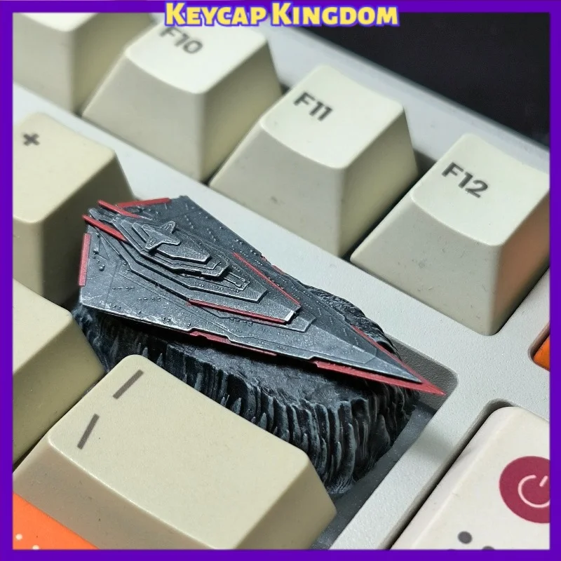 

Коллекционная 3D-печатная кастомная кейкап-накладка Death Star Artisan из смолы ручной работы для игровой механической клавиатуры ПК, подарок