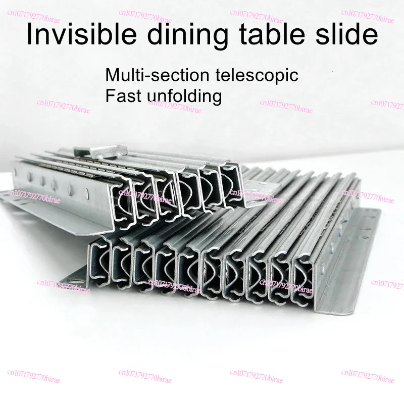 

Invisible Dining Table Telescopic Guide Sliding Dining Table Slide Aluminum Alloy Multifunctional Folding Extension