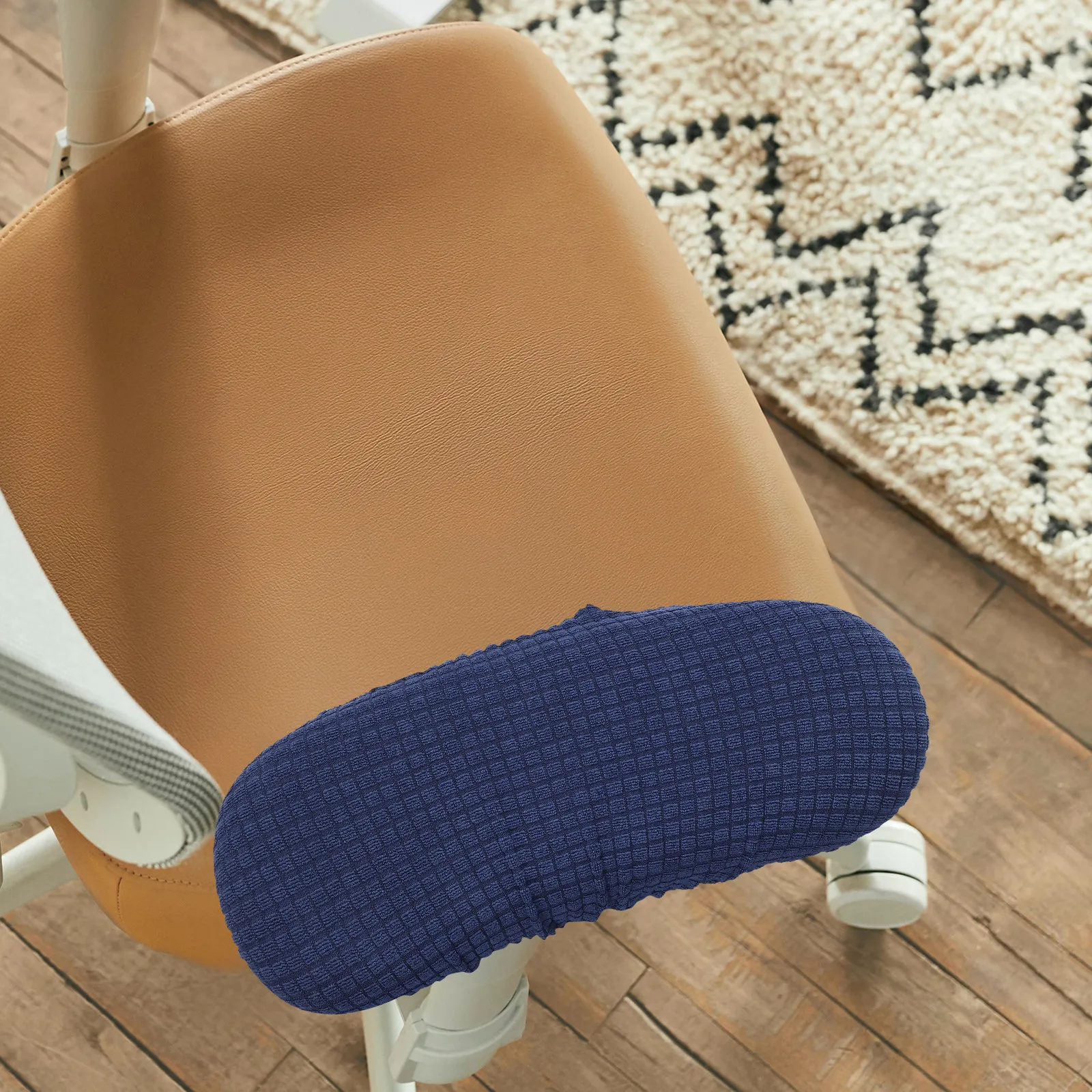 1Pair Office Chair Arm Cover Armrest Protector Comfortable Washable Skin Friendly Slipcover Gaming Chair Armrest Cover Scratch