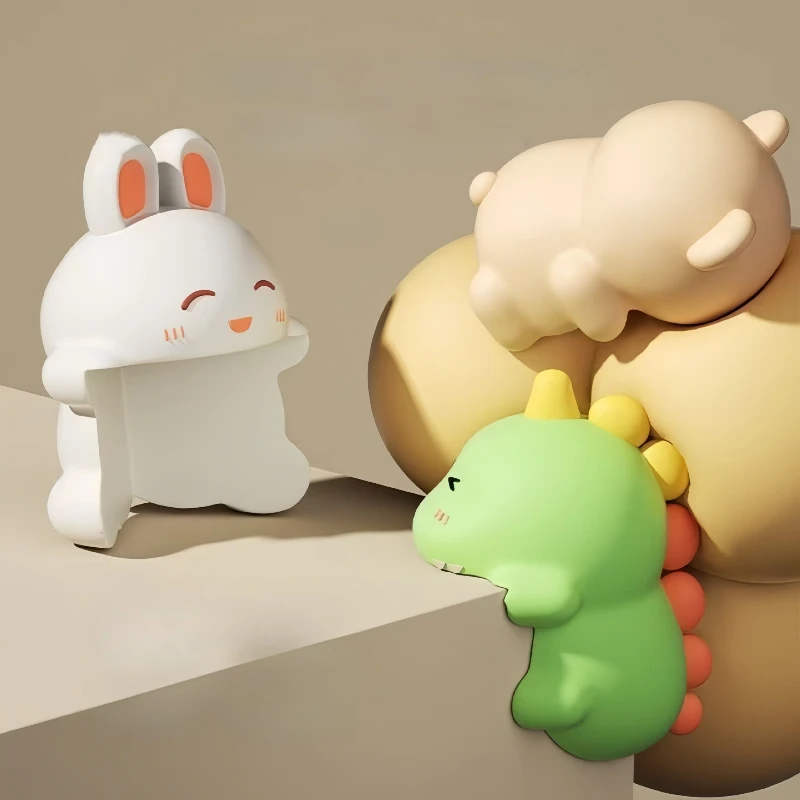 

Cartoon Corner Protector Anti-Collision Edge Guard Silicone Cover for Baby Kids Furniture Table Window Dinosaur Rabbit Bear