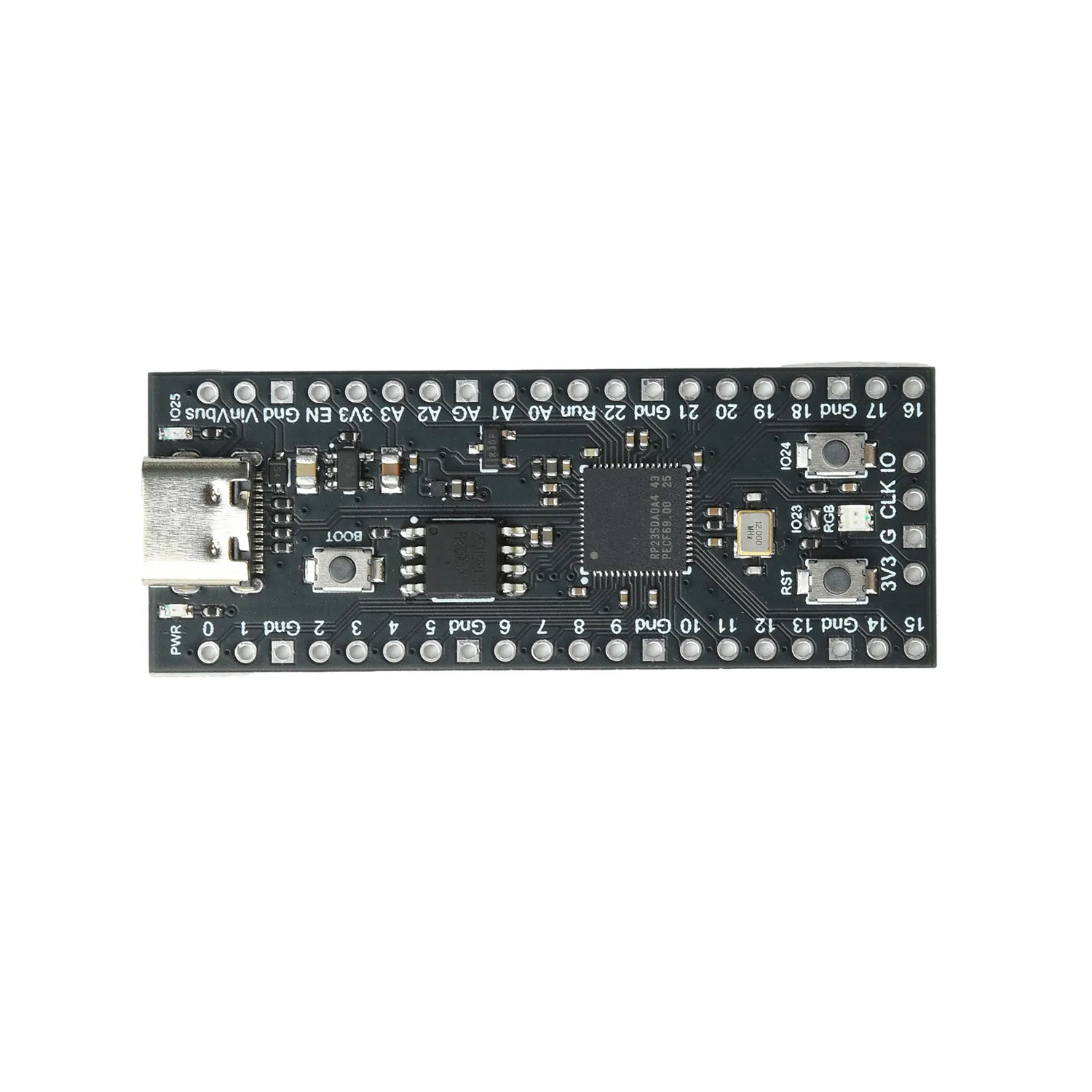 Dual Core Development Board 16MB QSPI Flash 520KB SRAM Low Power 30 GPIO 24 PWM Channel USB1.1 PIO for Electronic Experiment
