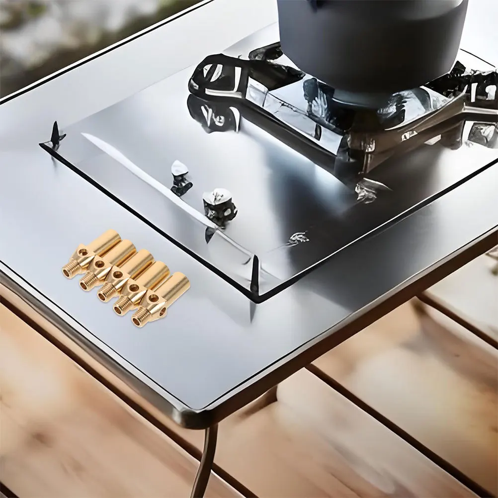 6 قطعة موقد غاز البروبان فوهة مجموعة النحاس الدقة طائرة ل شواء شواء Rv أجهزة الطبخ في الهواء الطلق استبدال جزء