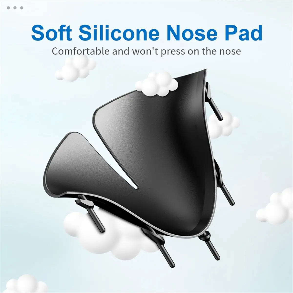 AABFK Facial Interface Face Pad Cover for Meta/Oculus Quest 3S Accessories, Comfort PU Face and Ice Silk Cotton Cushion