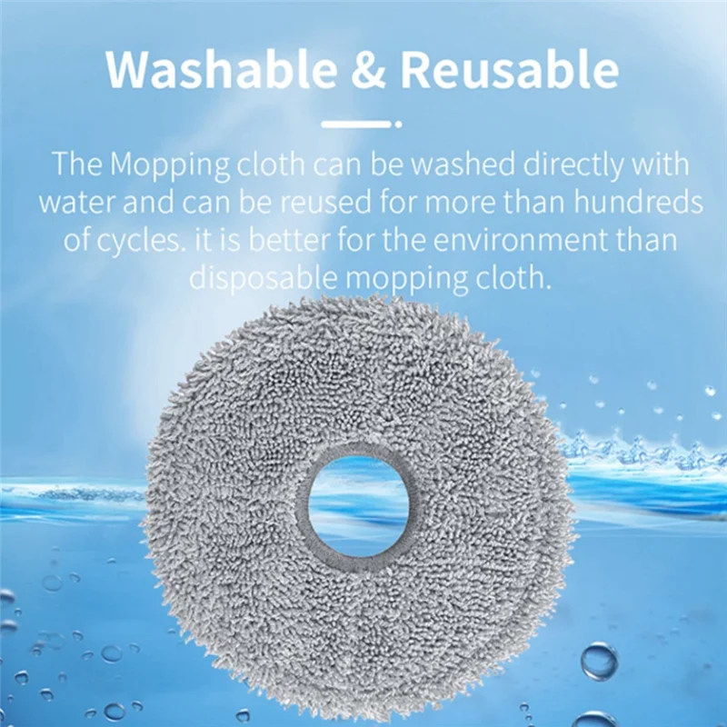 ABKR-20PCS Dreame Bot L10 Prime / L10S Pro 진공 청소기 메인 사이드 브러시 Hepa 필터 걸레 천용 교체 액세서리