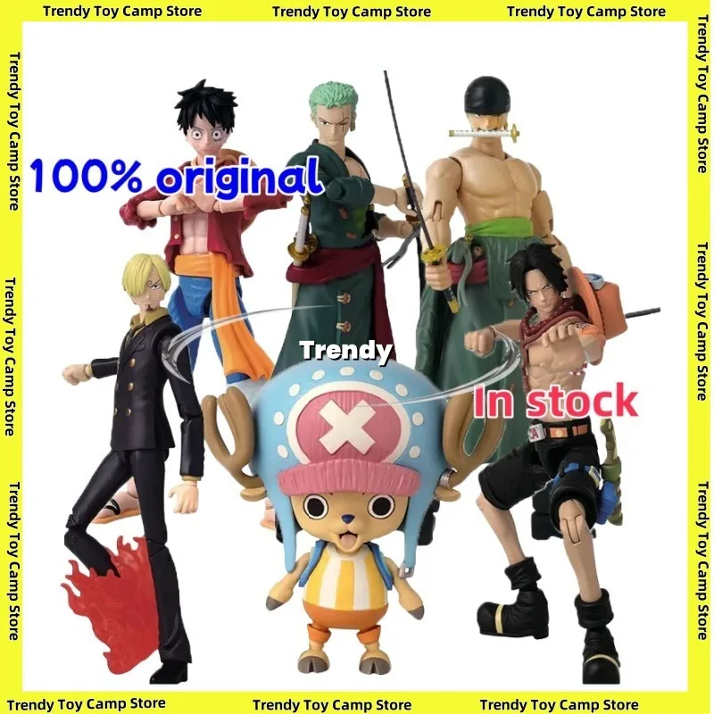 

Bandai оригинальная аниме-фигурка Luffy Zorro Ace Sanji Chopper, экшн-фигурка, игрушки для мальчиков и девочек, подарок