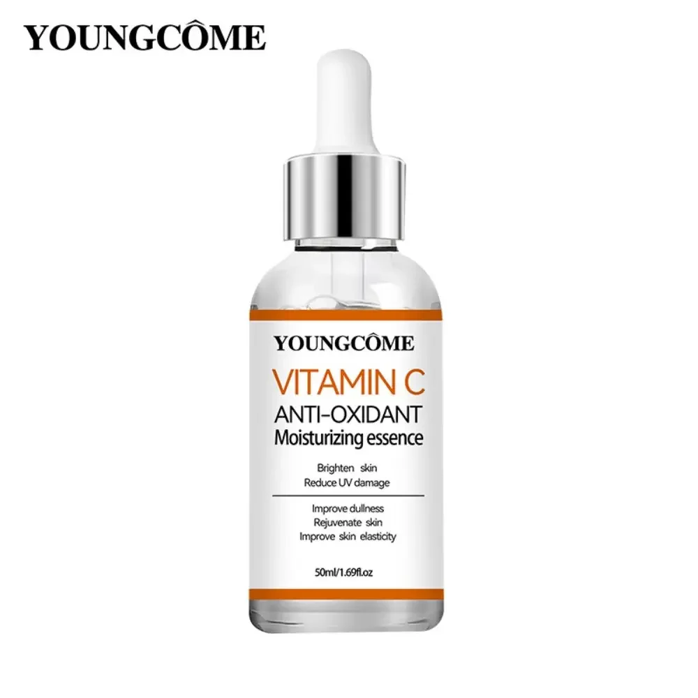 Youthcome vitamina c essência facial contém ácido hialurônico removedor de manchas escuras reparação hidratante essência anti-envelhecimento
