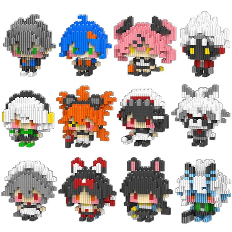 

Anime Zenless Zone Zero Building Block Figure Toys Creative DIY Classic Bricks Assembly Educational Figures ABS Model Dolls Gift