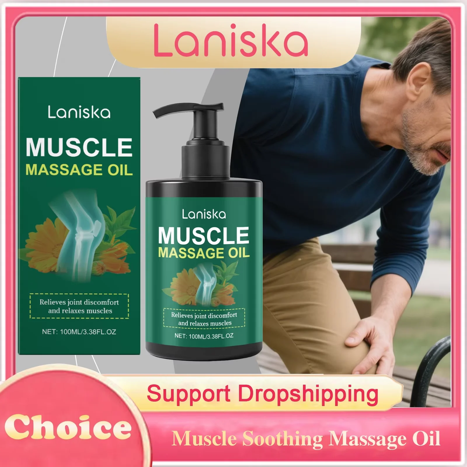 

Joint Muscle Soothing Massage Oil Relieve Joint Pain Reduce Swelling Muscle Soreness Arthritis Treatment Relax Joint Repair Oil