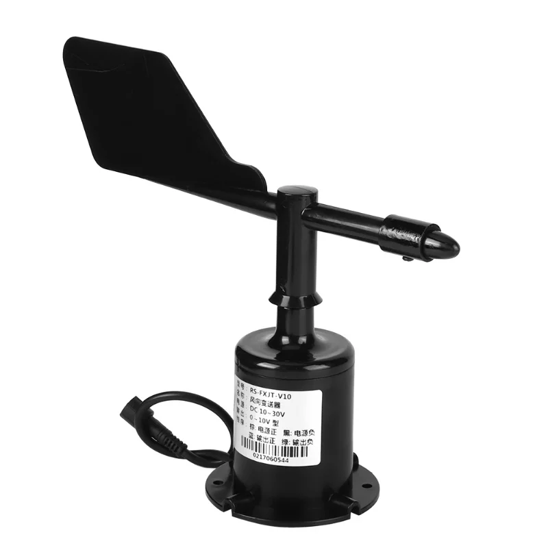 0-10V 8 Directions Environmental Signal Output Polycarbonate Wind Speed Sensor Anemometer