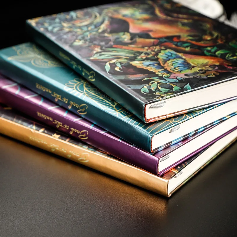 Kreative trendige Ölgemälde Abdeckung Hard Shell Hardcover Notebook Student Ins Notebook Explosive Tagebuch