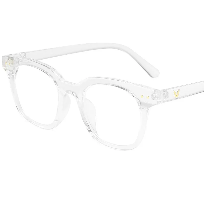 Fashion Trendy Eye Glasses for Men Frames Square Shape Anti Blue Light Computer Glasses Men Big Size Women Eyeglass