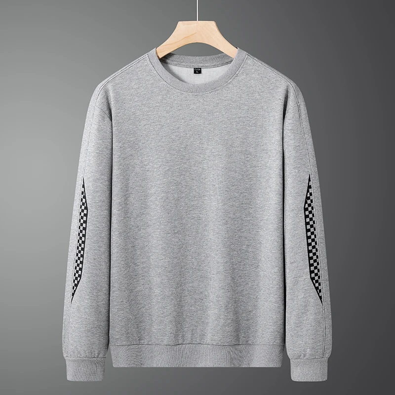 

American Sle Loose Fit Long Sve round Ne Sweatirt Men's Casual Basic irt Spring Autumn Trendy Brand INS Design