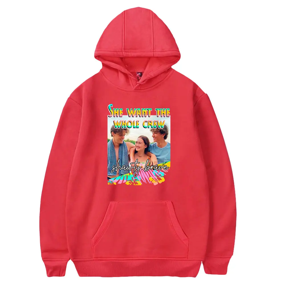 De Zomer Werd Ik Mooie Hoodie Amerikaanse Televisie Met Lange Mouwen Vrouw Man Sweatshirts Met Capuchon Casual Mode Kleding