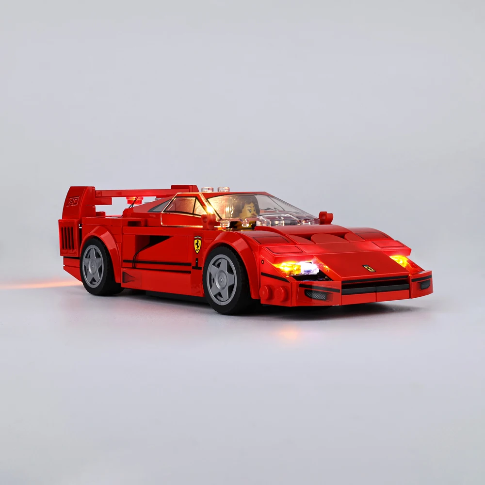 Led Light Kit For 76934 Ferrarises F40 Supercar DIY led Blocks Model Toys Set (Only Lighting Kit No Model)