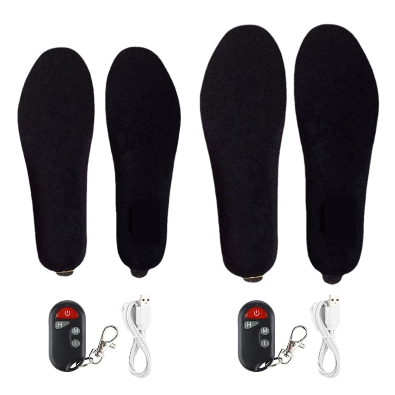 

Foot Heater Heated Insoles USB Heated Shoe Feet Warmers Rechargeable Adjustable Size Temperatures for Camping Outdoor