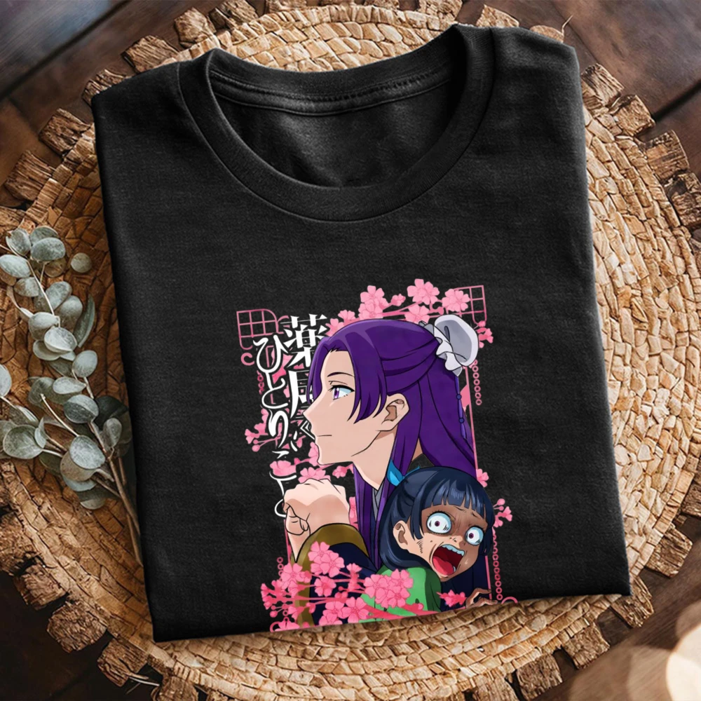 The Apothecary Diaries Funny Meme Expression  Unisex Fashion T-Shirt Sakura Bloom Anime Duo Graphic Tees Cotton Short-sleeve Tee