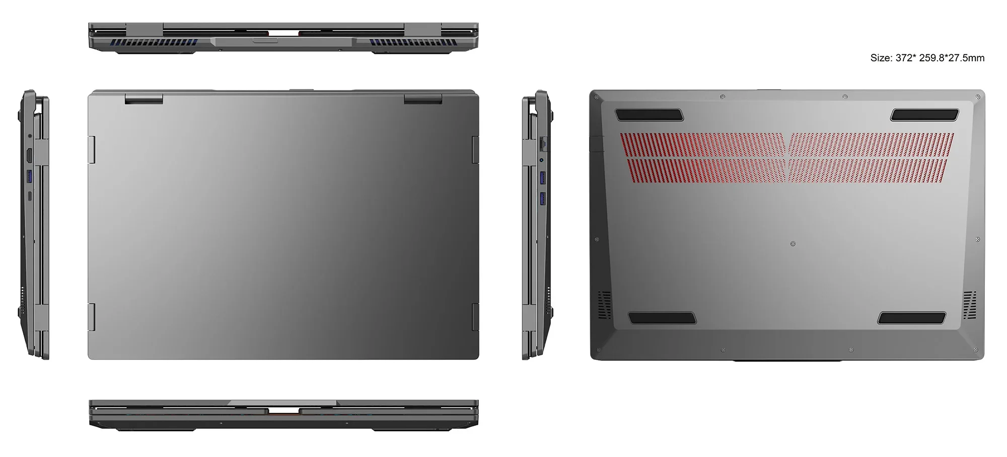 SZBOX MAX16 I7-1260P كمبيوتر ثلاثي شاشة عرض دفتر Windows11 Pro كمبيوتر محمول ثنائي القناة ذاكرة WIFI6 BT5.2 كمبيوتر محمول