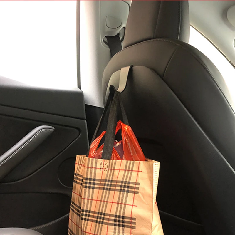 For Tesla Model 3 Y X S Car Seat Headrest Hook Hanger Hoder Bag Purse Mount Storage For Tesla Model Y 3 Accessories Decors