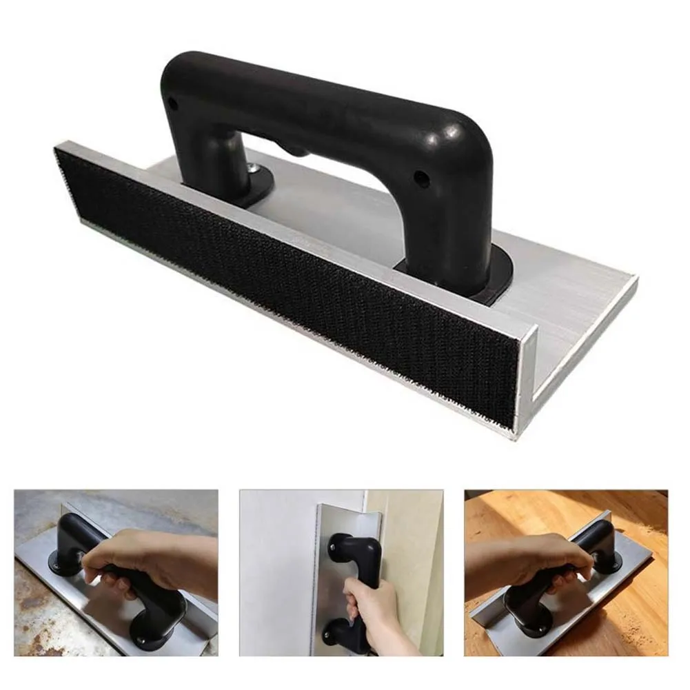 حامل ورق الصنفرة الزاوية مع إطار صنفرة ذاتي اللصق 90 درجة لتلميع الحوائط الجافة والخشب والزاوية الداخلية 250 × 94 مم #2