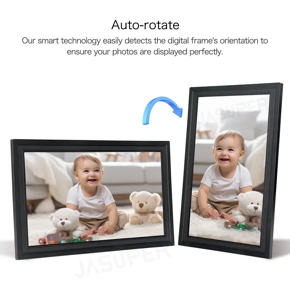 15.6 Inch WiFi Digital picture frame 32GB Large Touch screen Digital Photo Frame 1920 * 1080 IPS Auto-Rotate Frameo App