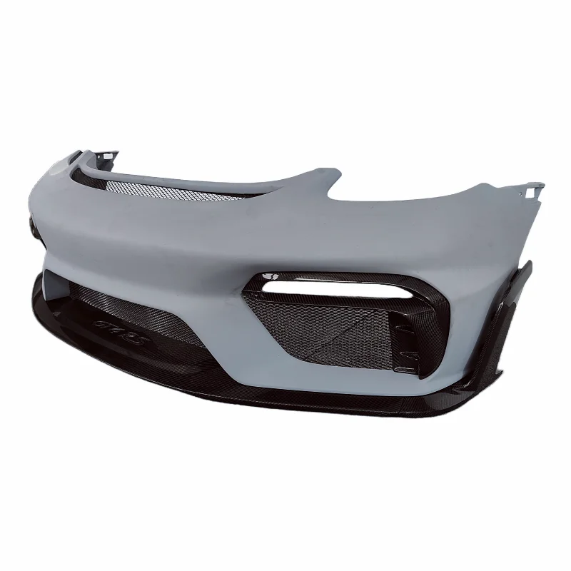 

High Quality 3K Semi Carbon Fiber GT4RS Style Front Bumper for Porsche 718 Boxster Cayman Body Kit Rear Diffuser