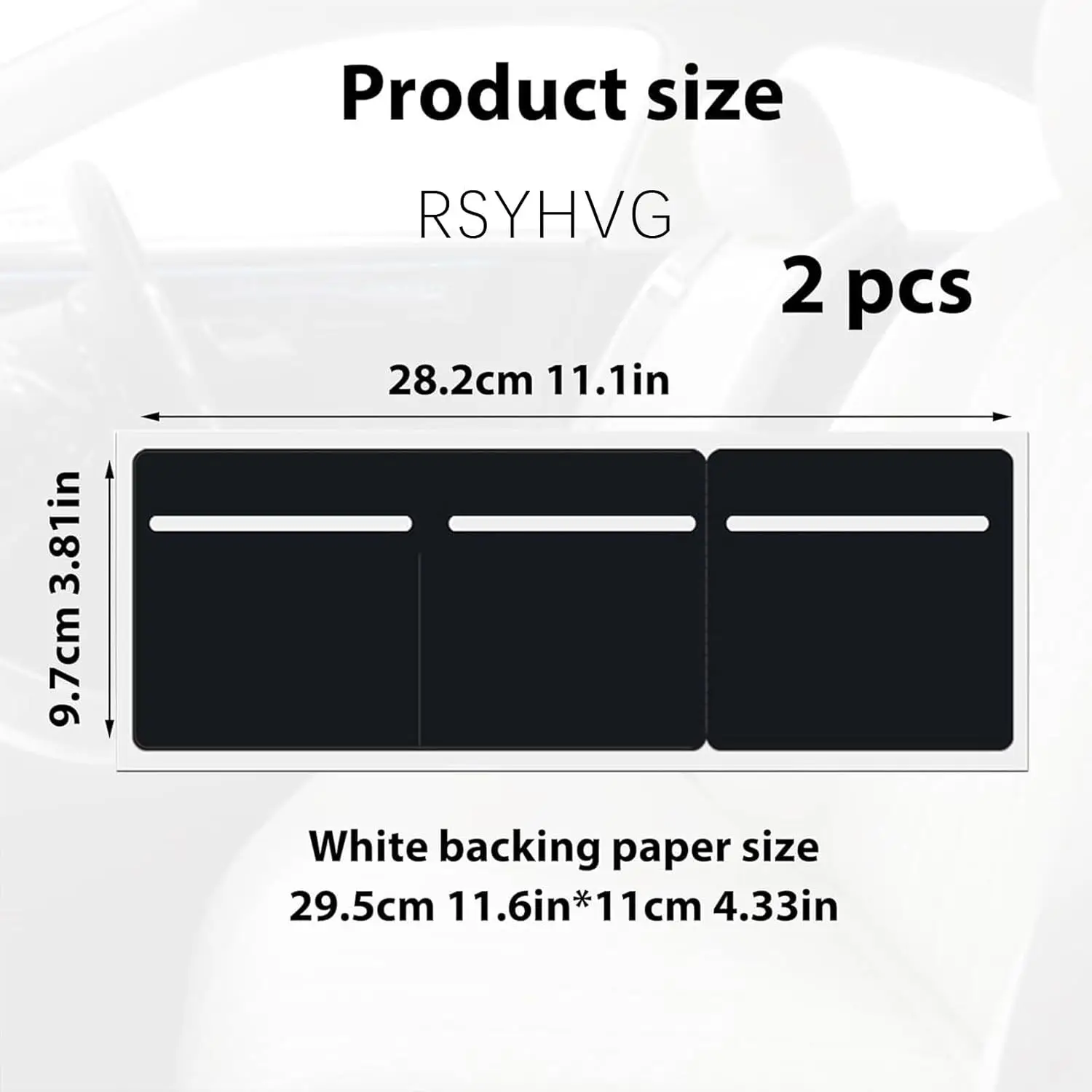 3 in 1 Disc Holder Parking Permit Holder Car Tax Disc Holders, Clear Self Adhesive Car Permit Card Holders Windscreen Card