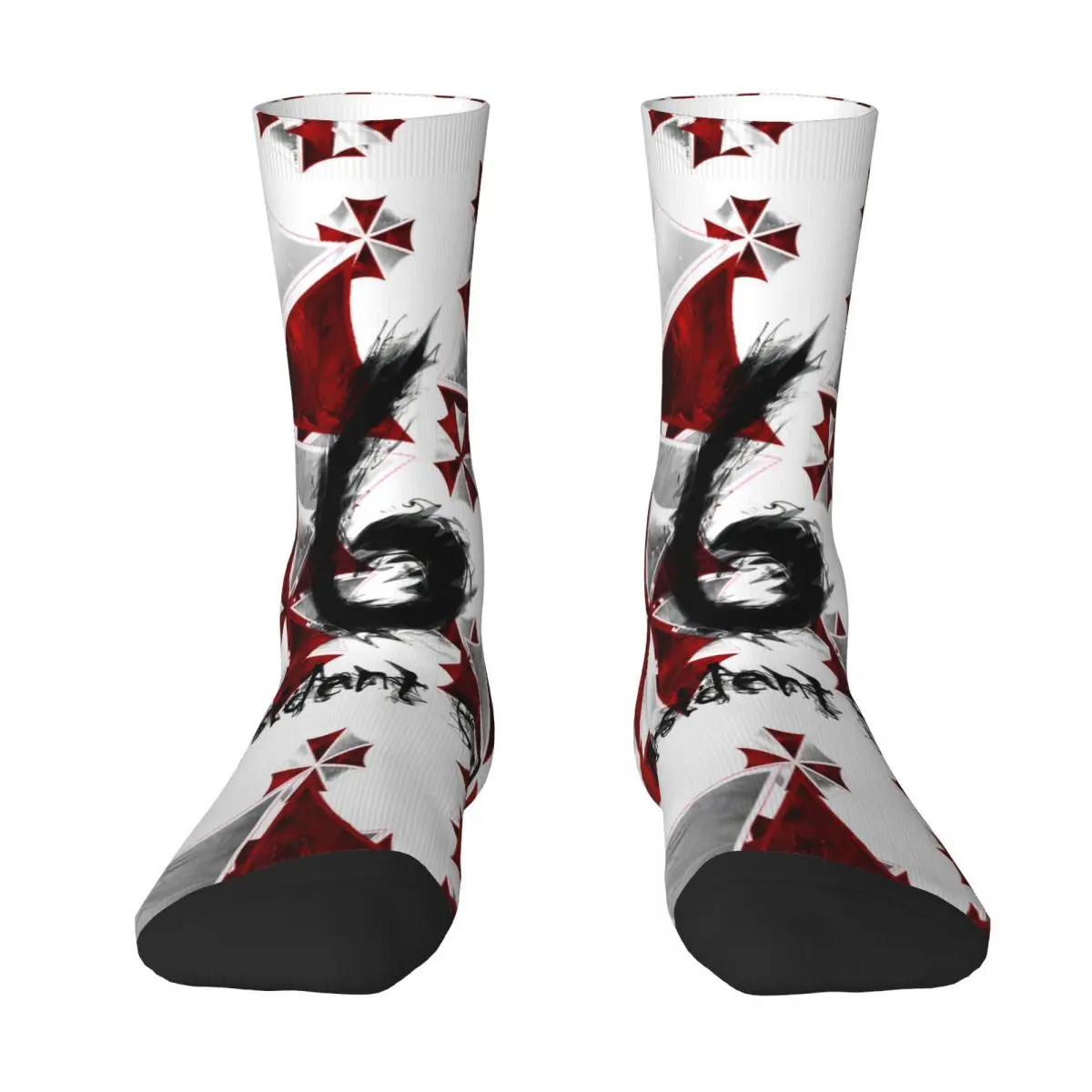 

6 Umbrella Corporation Sock Socks Men Women Polyester Stockings Customizable Hip Hop