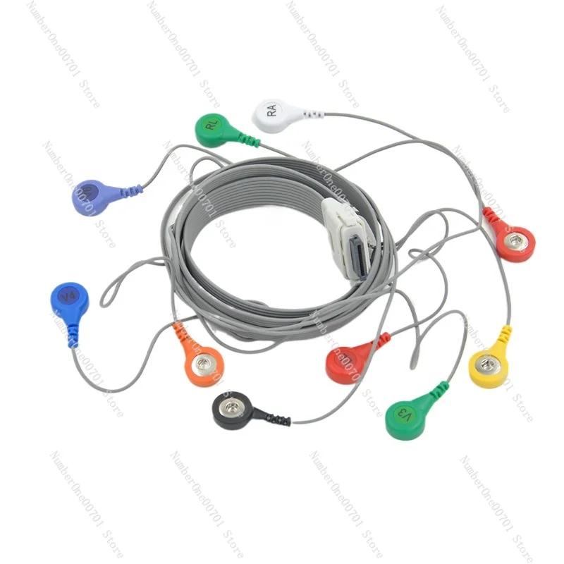 

Applicable to Libang Edan2012 Boying Bi9000 Japan Photoelectric 3012 Dynamic ECG Lead Wire