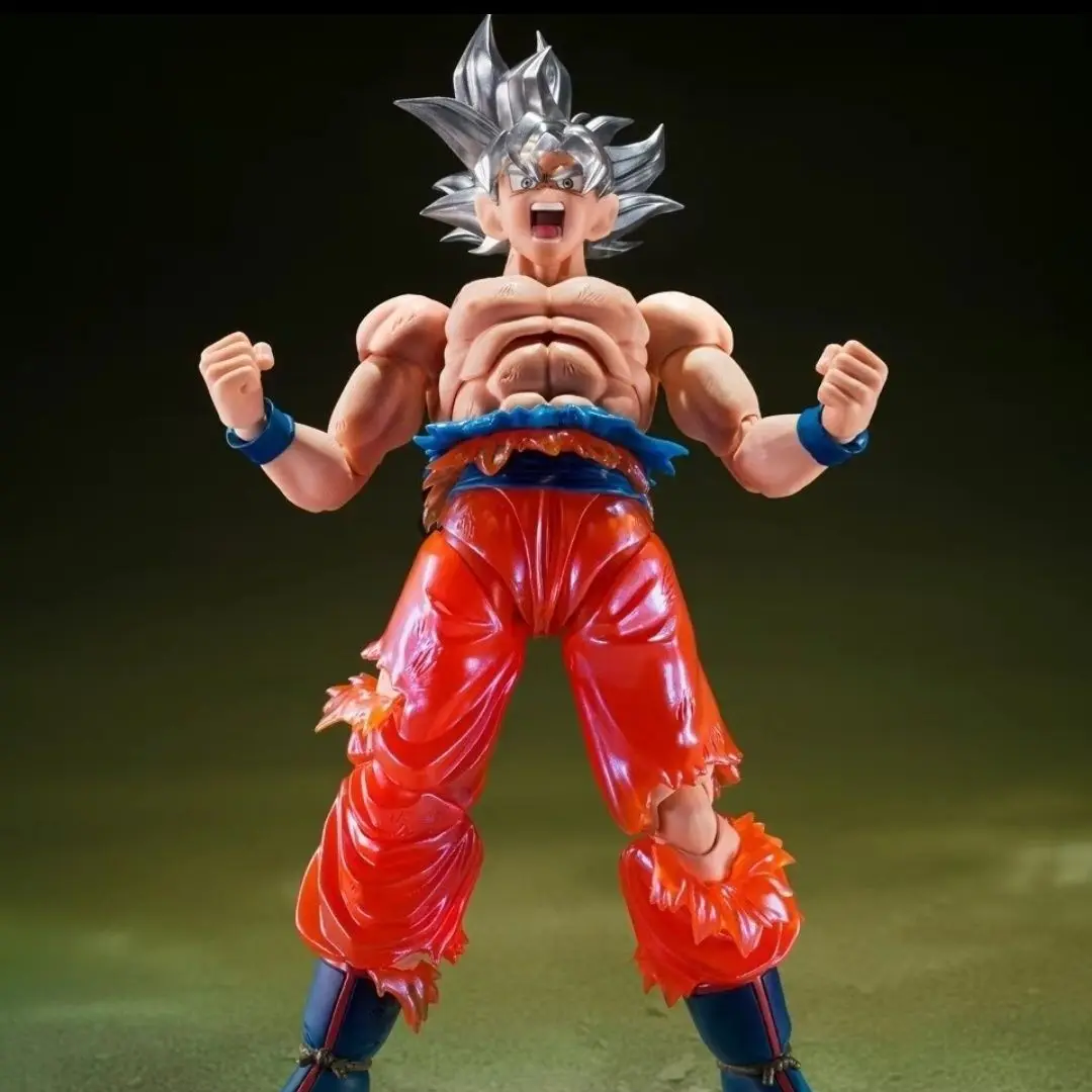 Bandai – figurines originales S.H.Figuarts Son Goku Ultra Instinct, jouets, modèle en Pvc, Collection transcendante de casse limite