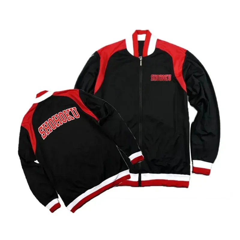 Anime Slam Cosplay Dunk Shohoku chaqueta con capucha Jersey Akagi Miyagi Sakuragi Rukawa Mitsu sudadera de baloncesto abrigo deportivo @ 0Z *