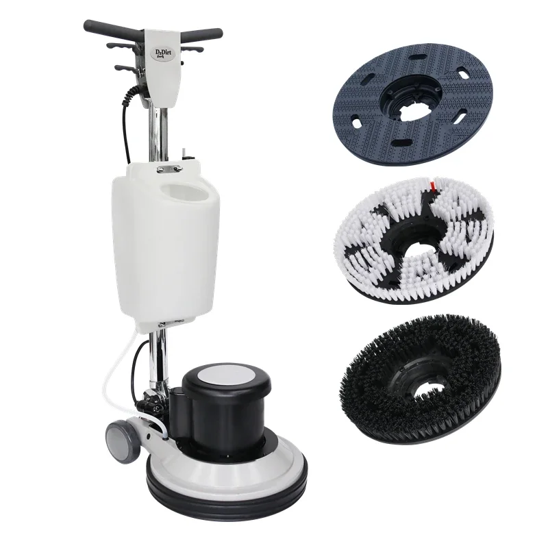 

CE Certified Industrial Floor Washer Cleaner Single Disc Scrubbing Machine for Hard Stone Wood Floor Carpet