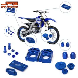 Motorcycle CNC Brake Fluid Reservoir Cover Axle Block Engine Cover Plugs Set For Yamaha YZ WR 250F 250X 250R 450F YZ250F YZ450F