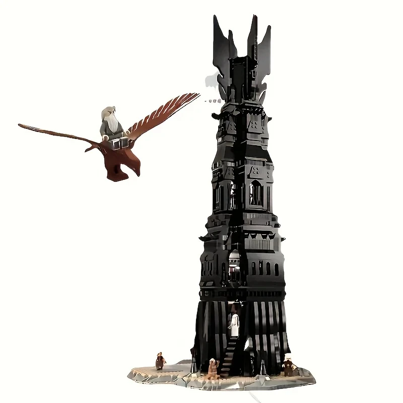 2024 New Movie Series The Tower of Orthanc Building Blocks Educational Toy Large Building Blocks Compatible 16010 10237