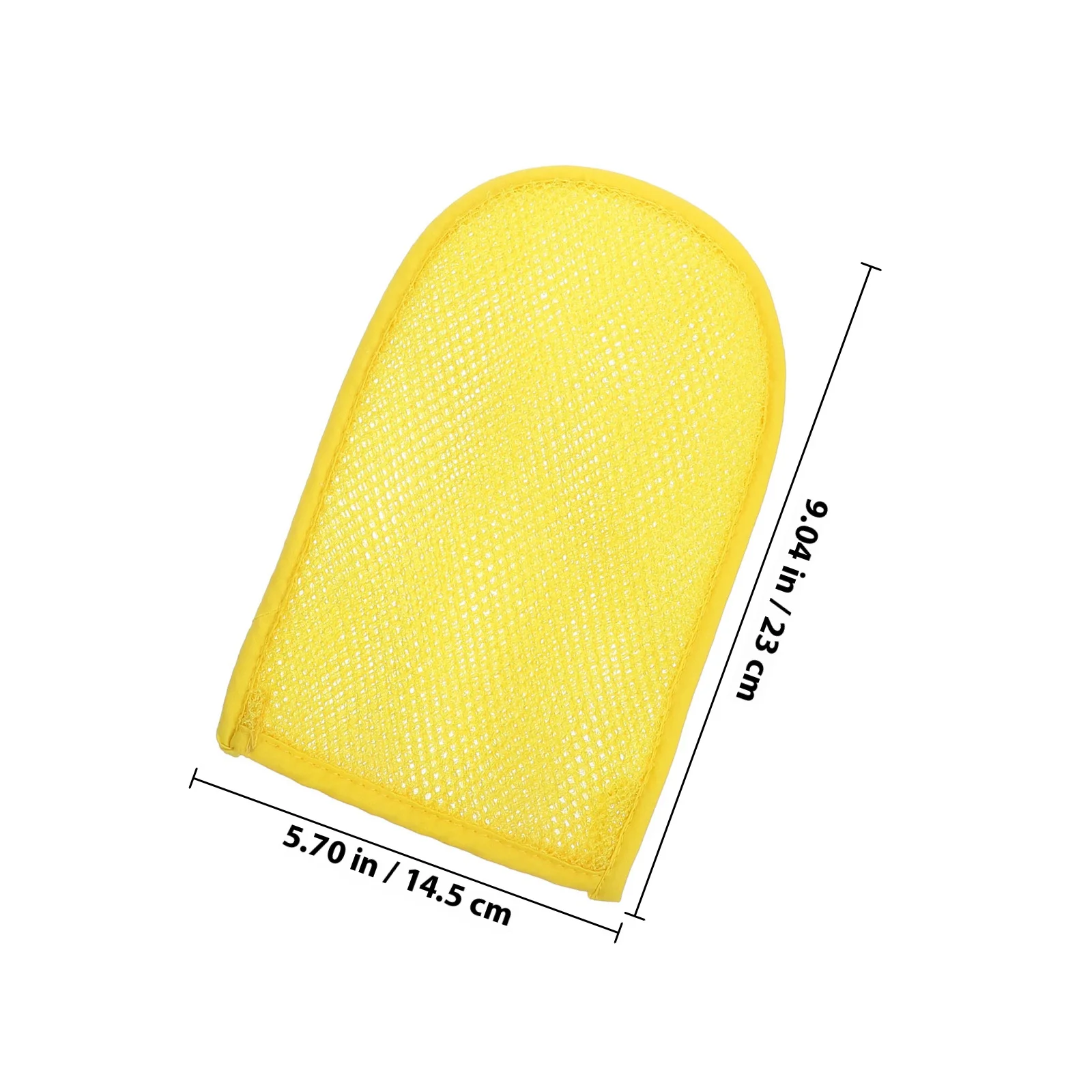 2 قطعة قفازات التقشير للاستحمام منظف الجسم حمام قفاز عميق نظيف التقشير الظهر الرقبة الكتفين قدم الرعاية #5