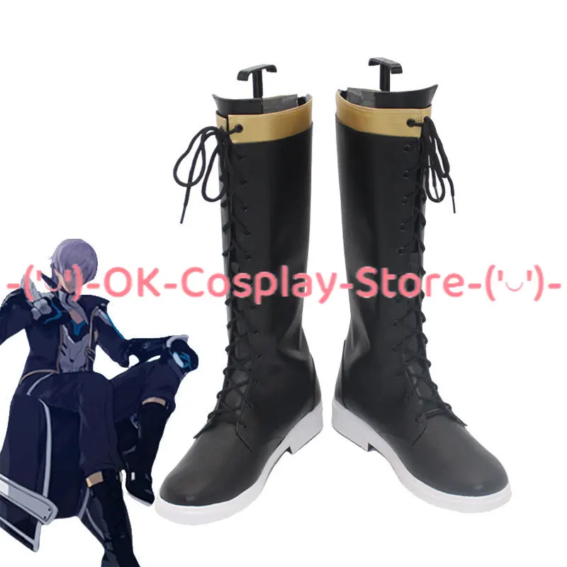 

Game Honkai Impact 3 Kevin Kaslana Cosplay Shoes Halloween Carnival Boots PU Shoes Cosplay Props Custom Made