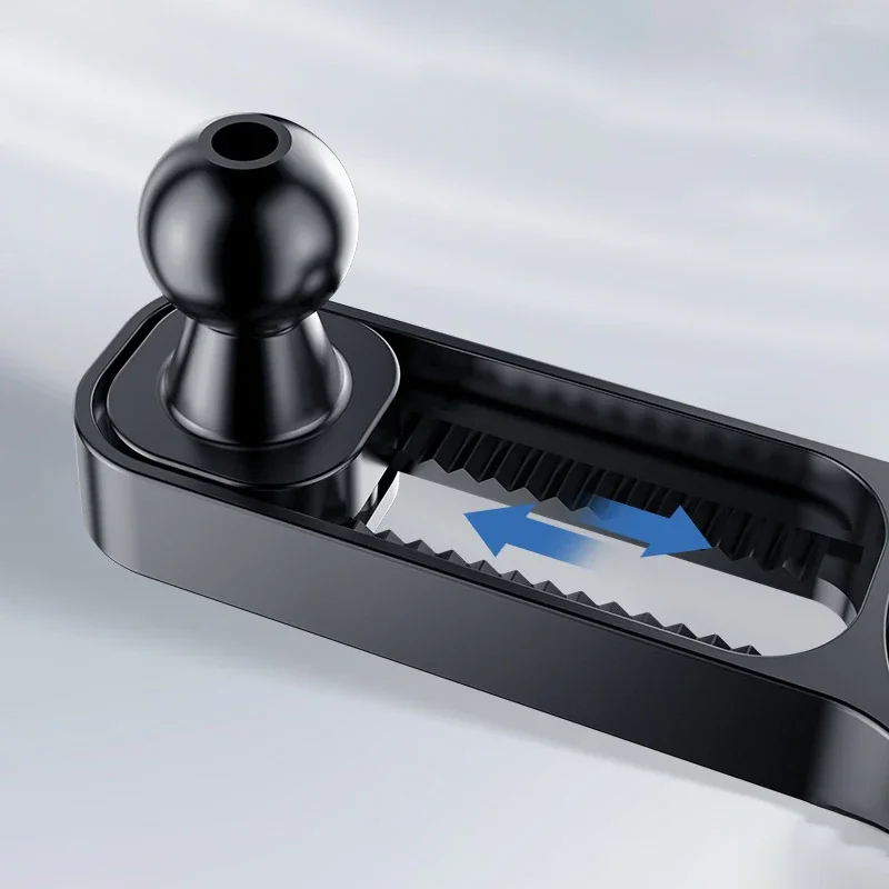 حامل هاتف السيارة حامل ملحق 360 °   قضيب تمديد دعامة داخلية قابلة للتعديل لشاشة عرض السيارة بحامل كروي 17 مم