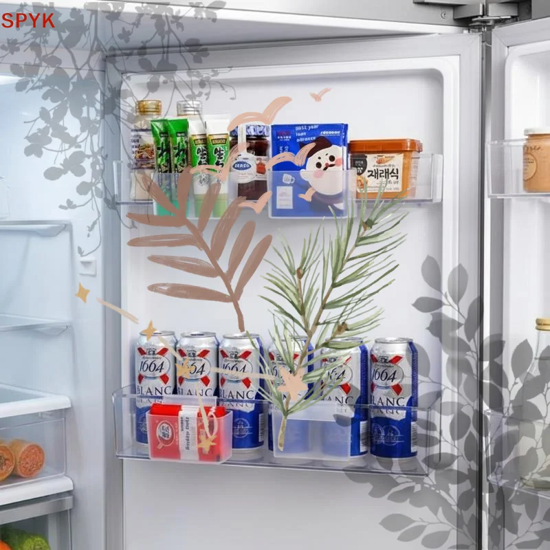 Space-saving Refrigerator Hanging Cheese Slice Organizer Kitchen: Accessories Fridge Bathroom