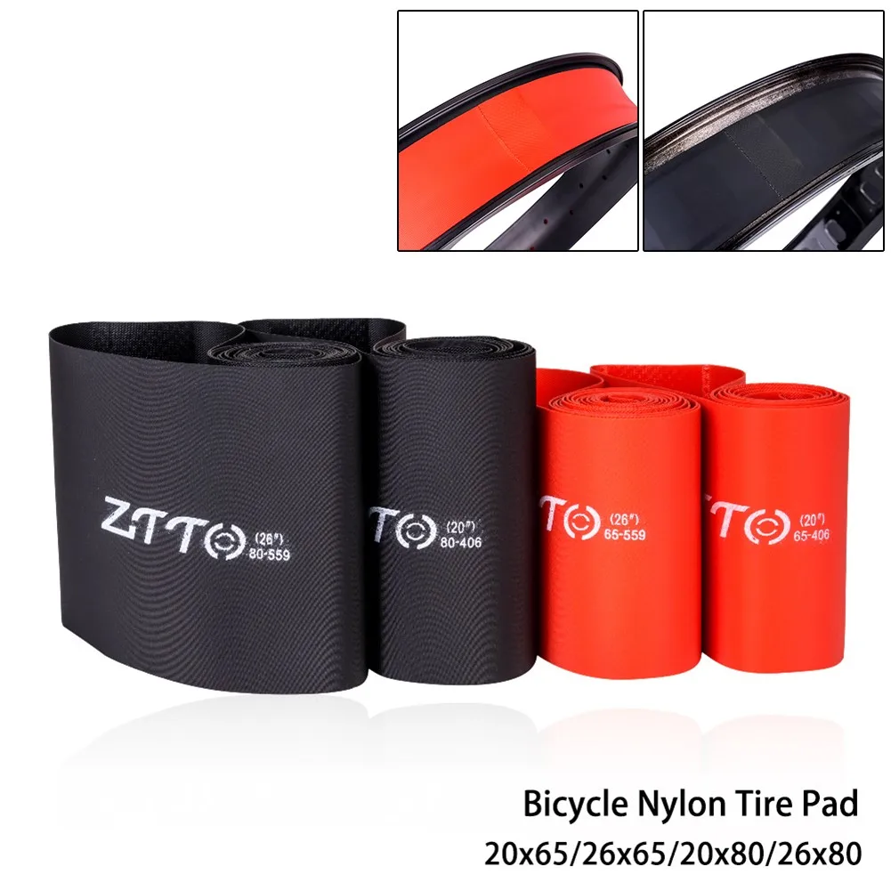 ZTTO 1pc Bicycle Tire Pad Nylon MTB Road Bike Puncture Proof Belt Protection Pad Tyre Protector Tape PVC 26 20 Inch Wide