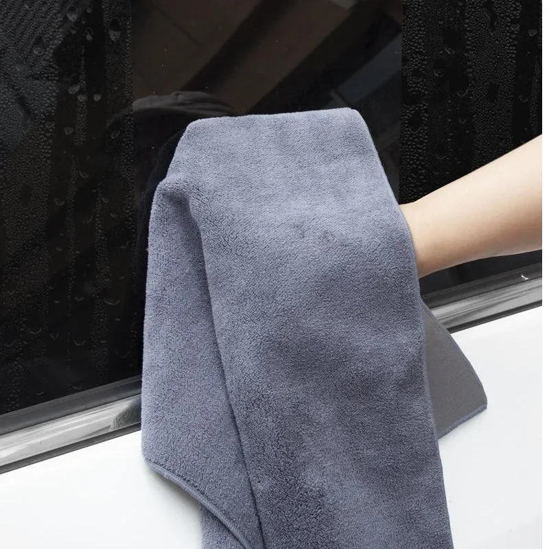 Car Wash Towel High-end Microfiber Car Wash Towel Cleaning Drying Cloth Hemming Care Cloth For Audi A3 A4 A5 A6 A7 A8