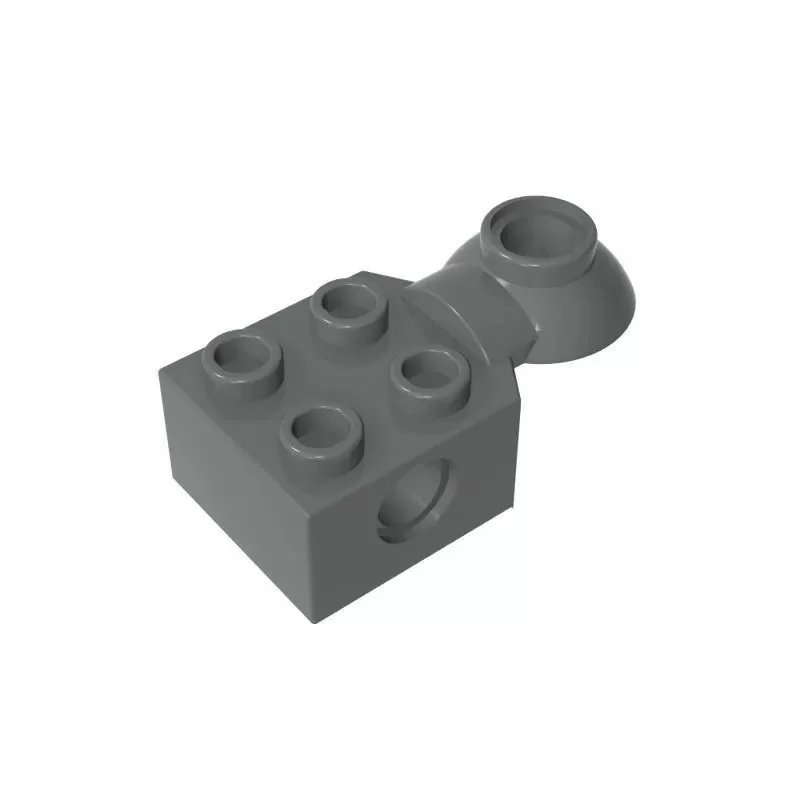 10pcs 48170 Interlocking MOC2x2 with Articulated Connector Bricks, Children DIY STEM Building Blocks Toy Group byNovelty And